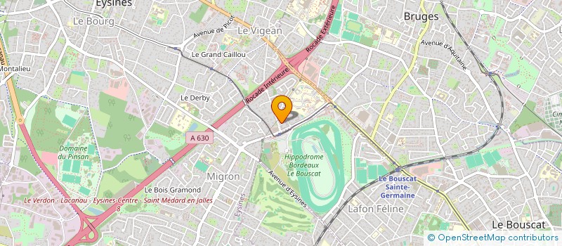 localisation de l'entreprise MADAME BEATRICE GOURDON  EYSINES