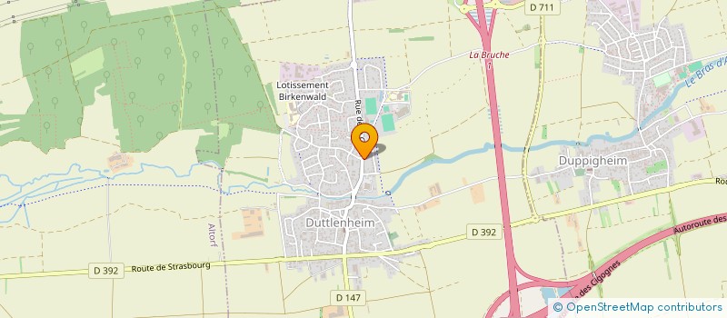 localisation de l'entreprise MADAME BEATRICE GRAFF  ERNOLSHEIM-BRUCHE