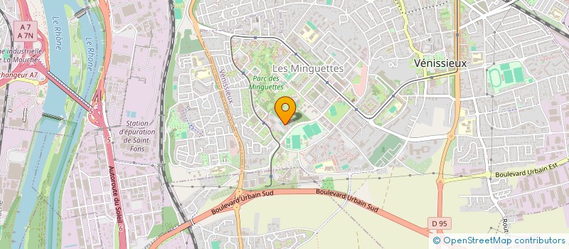 localisation de l'entreprise MADAME BEATRICE GRAH  VENISSIEUX