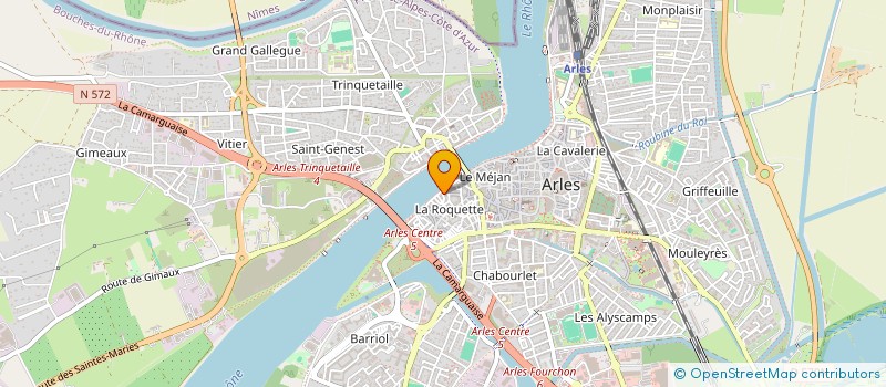 localisation de l'entreprise MADAME BEATRICE GRANIER  ARLES