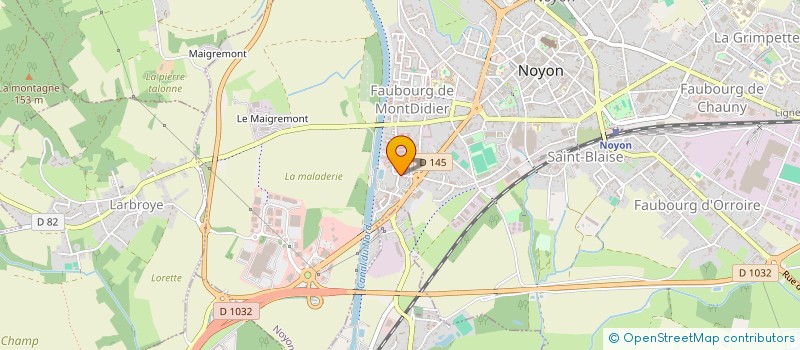 localisation de l'entreprise MADAME BEATRICE GRAUX  NOYON