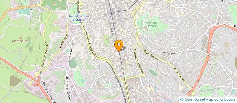 localisation de l'entreprise MADAME BEATRICE GRAVELAIS  SAINT-ETIENNE