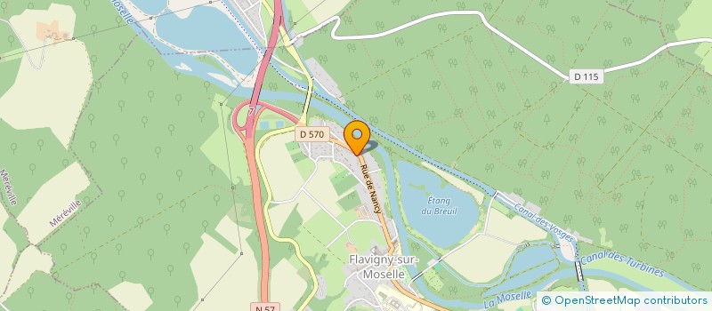 localisation de l'entreprise MADAME BEATRICE GRESYK à FLAVIGNY-SUR-MOSELLE