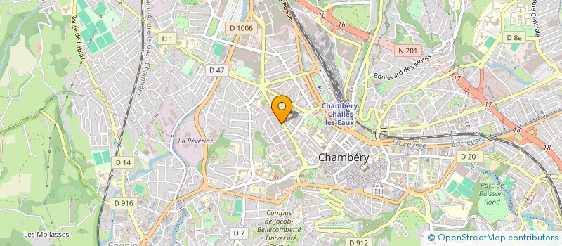 localisation de l'entreprise MADAME BEATRICE GRIFONI  CHAMBERY