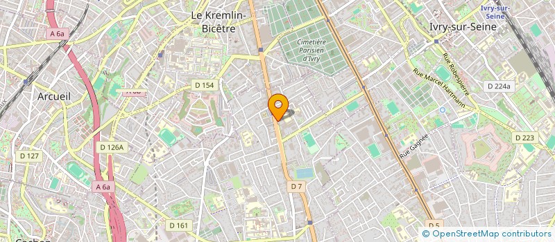 localisation de l'entreprise MADAME BEATRICE GRINCOURT DE FLOGNY  VILLEJUIF