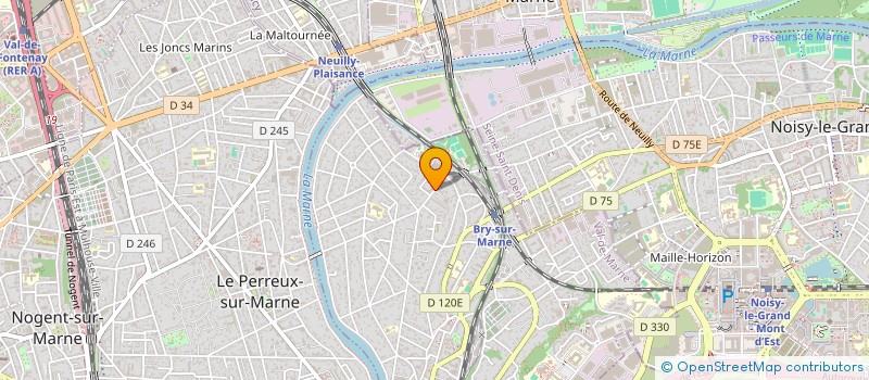 localisation de l'entreprise MADAME BEATRICE GROSSE  BRY-SUR-MARNE