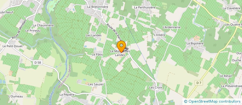 localisation de l'entreprise MADAME BEATRICE GUEHO  LA HAIE-FOUASSIERE