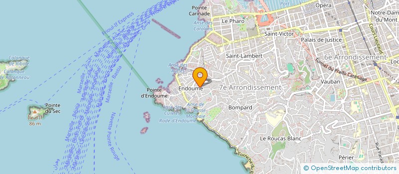 localisation de l'entreprise MADAME BEATRICE GUENEBEAUD  MARSEILLE