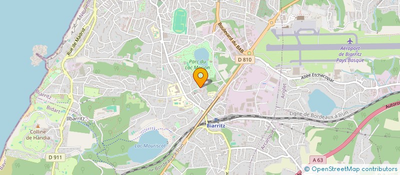 localisation de l'entreprise MADAME BEATRICE GUIFFRE à BIARRITZ