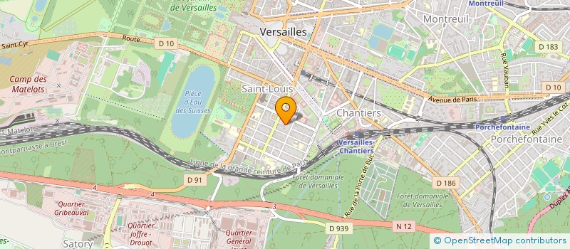 localisation de l'entreprise MADAME BEATRICE GUIGUETTAZ à VERSAILLES