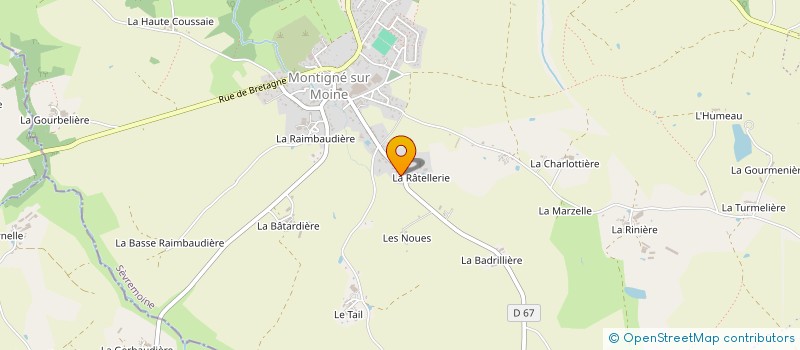 localisation de l'entreprise MADAME BEATRICE GUILLEBAULT  SEVREMOINE