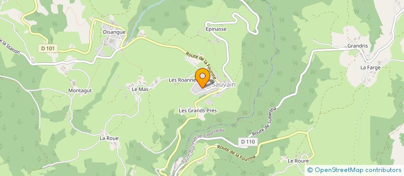 localisation de l'entreprise MADAME BEATRICE GUILLOUX  SAUVAIN