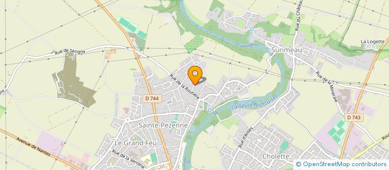 localisation de l'entreprise MADAME BEATRICE GUYON à NIORT