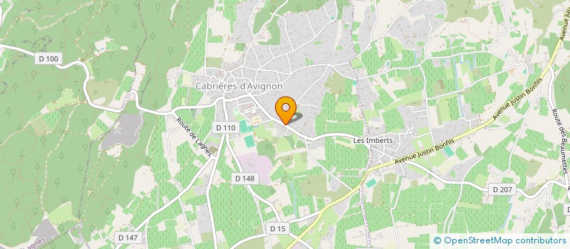 localisation de l'entreprise MADAME BEATRICE HADENGUE  CABRIERES D'AVIGNON