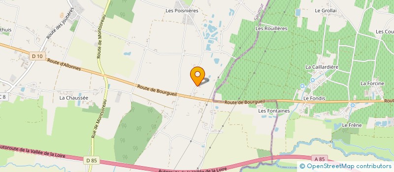 localisation de l'entreprise MADAME BEATRICE HAMARD  BRAIN-SUR-ALLONNES