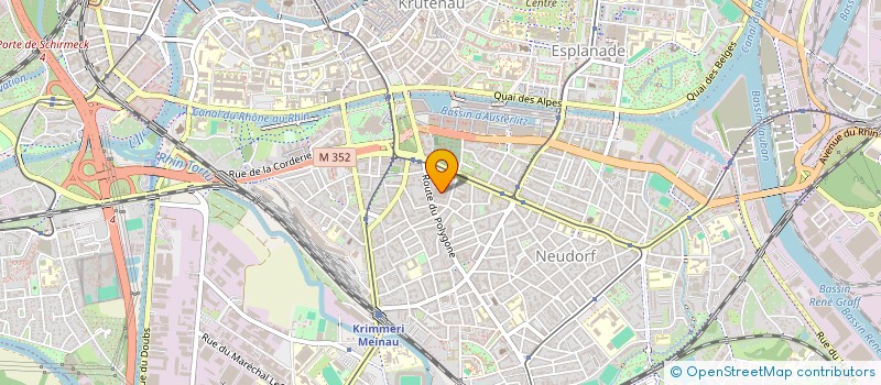 localisation de l'entreprise MADAME BEATRICE HATTON à STRASBOURG