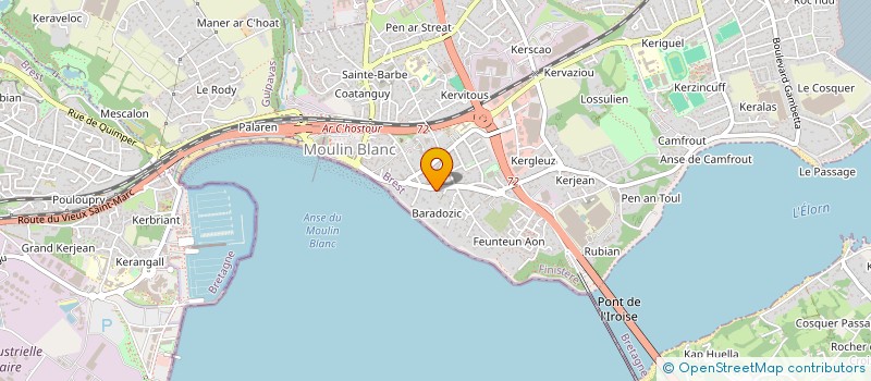 localisation de l'entreprise MADAME BEATRICE HENAFF  BREST