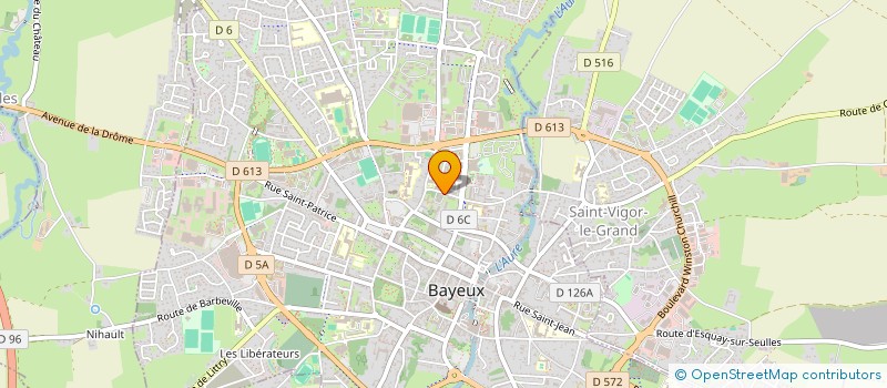 localisation de l'entreprise MADAME BEATRICE HENRI à BAYEUX