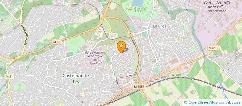 localisation de l'entreprise MADAME BEATRICE HENRY  CASTELNAU-LE-LEZ