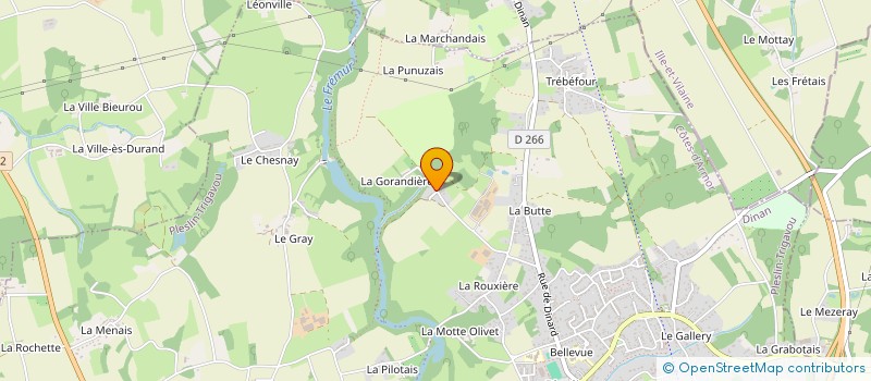 localisation de l'entreprise MADAME BEATRICE HENRY à PLESLIN-TRIGAVOU