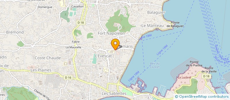 localisation de l'entreprise MADAME BEATRICE HETIER à LA SEYNE-SUR-MER