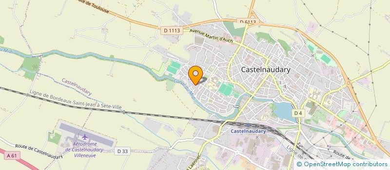 localisation de l'entreprise MADAME BEATRICE HOARAU  CASTELNAUDARY