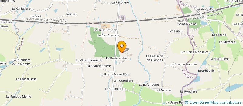 localisation de l'entreprise MADAME BEATRICE HOREL  ETRELLES