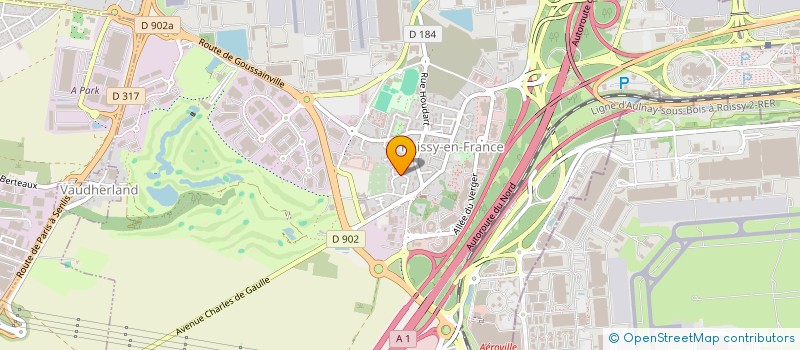 localisation de l'entreprise MADAME BEATRICE HOUMAIRE  ROISSY-EN-FRANCE