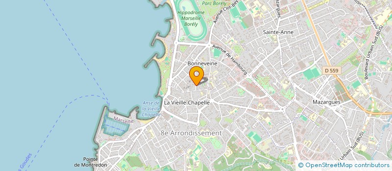 localisation de l'entreprise MADAME BEATRICE HUBAC  MARSEILLE