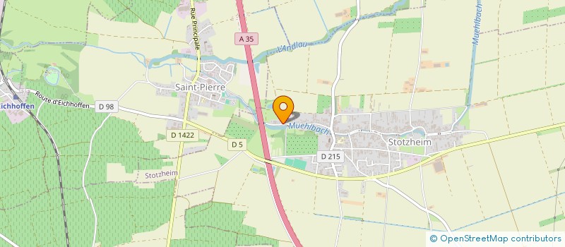 localisation de l'entreprise MADAME BEATRICE HUCHELMANN  STOTZHEIM