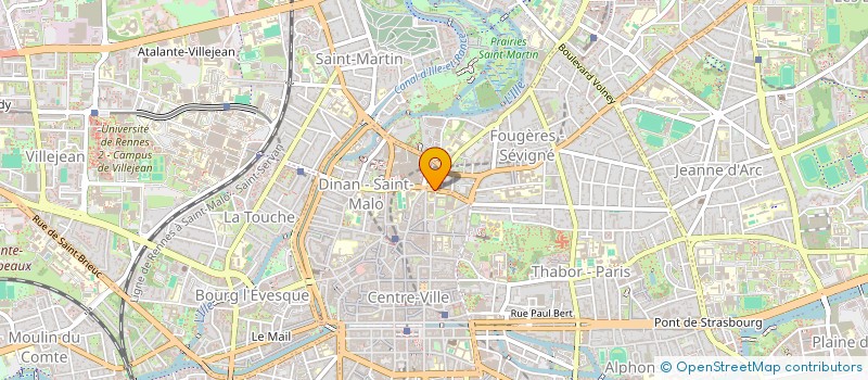 localisation de l'entreprise MADAME BEATRICE HUCHET  RENNES