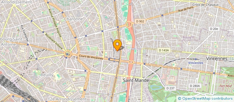 localisation de l'entreprise MADAME BEATRICE HUREL  PARIS