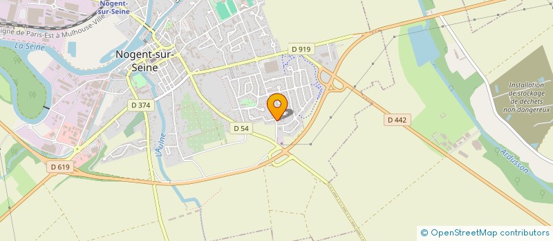 localisation de l'entreprise MADAME BEATRICE HURON  NOGENT-SUR-SEINE