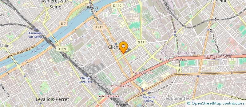 localisation de l'entreprise MADAME BEATRICE IASCONE  CLICHY