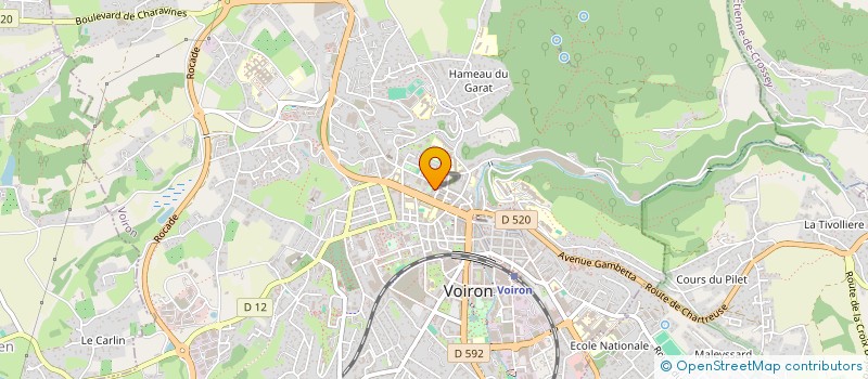 localisation de l'entreprise MADAME BEATRICE IKUESAN  VOIRON