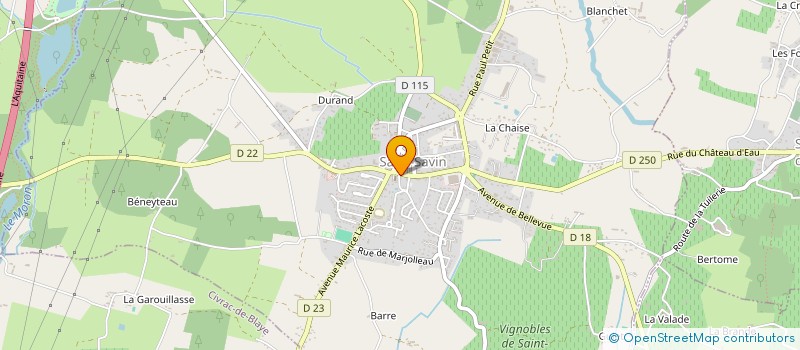 localisation de l'entreprise MADAME BEATRICE ISOPE  SAINT-GIRONS-D AIGUEVIVE