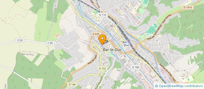 localisation de l'entreprise MADAME BEATRICE JACQUINOT à BAR-LE-DUC