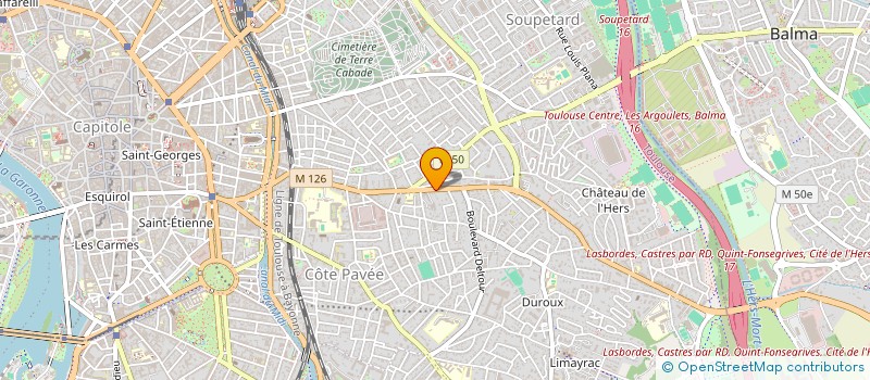 localisation de l'entreprise MADAME BEATRICE JAOUI à TOULOUSE