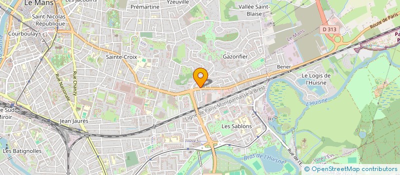 localisation de l'entreprise MADAME BEATRICE JARRIER  LE MANS