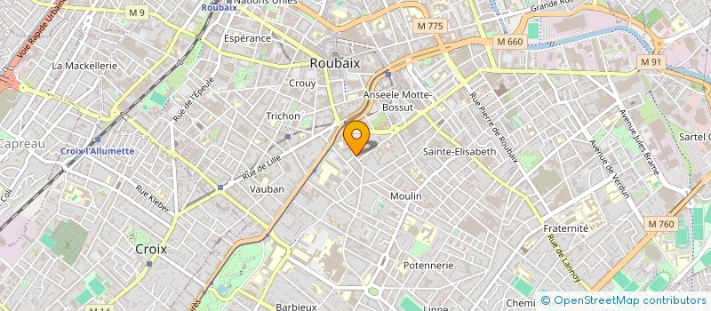 localisation de l'entreprise MADAME BEATRICE JAUD  ROUBAIX