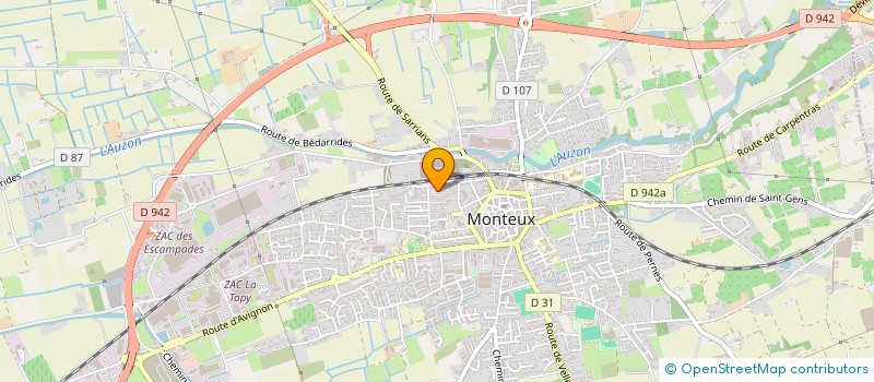 localisation de l'entreprise MADAME BEATRICE JENNEQUIN  MONTEUX