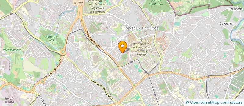 localisation de l'entreprise MADAME BEATRICE JEUNEHOMME à MONTPELLIER