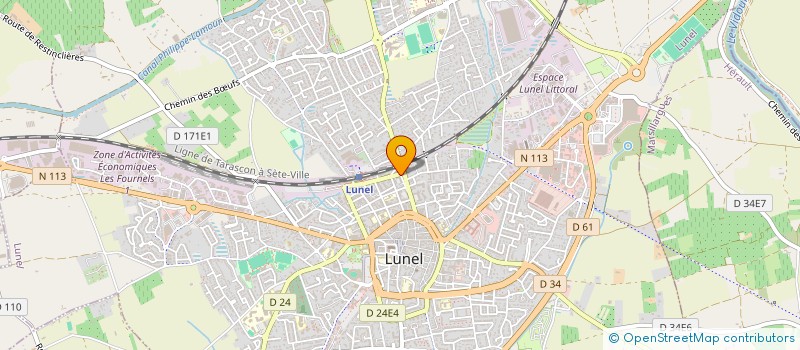 localisation de l'entreprise MADAME BEATRICE JOLLY  LUNEL