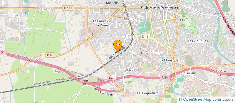 localisation de l'entreprise MADAME BEATRICE JOURDAN à SALON-DE-PROVENCE