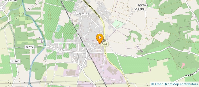 localisation de l'entreprise MADAME BEATRICE JOUSSEAUME DE LA BRETESCHE  BELLEVIGNE-LES-CHATEAUX