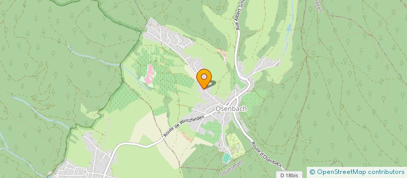 localisation de l'entreprise MADAME BEATRICE KUENTZ  COLMAR