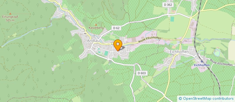 localisation de l'entreprise MADAME BEATRICE KUNTZ  ANDLAU