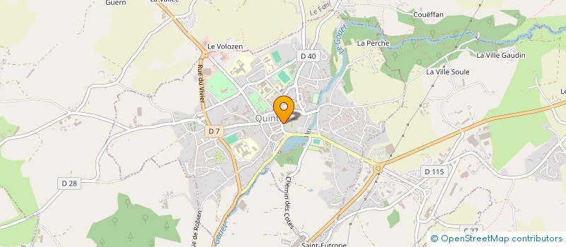 localisation de l'entreprise MADAME BEATRICE L'HERMITE à QUINTIN