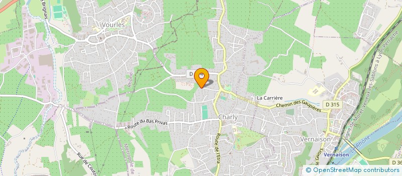 localisation de l'entreprise MADAME BEATRICE LABERTRANDE  CHARLY