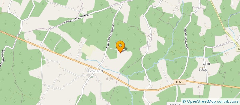 localisation de l'entreprise MADAME BEATRICE LABREZE  LAVAZAN
